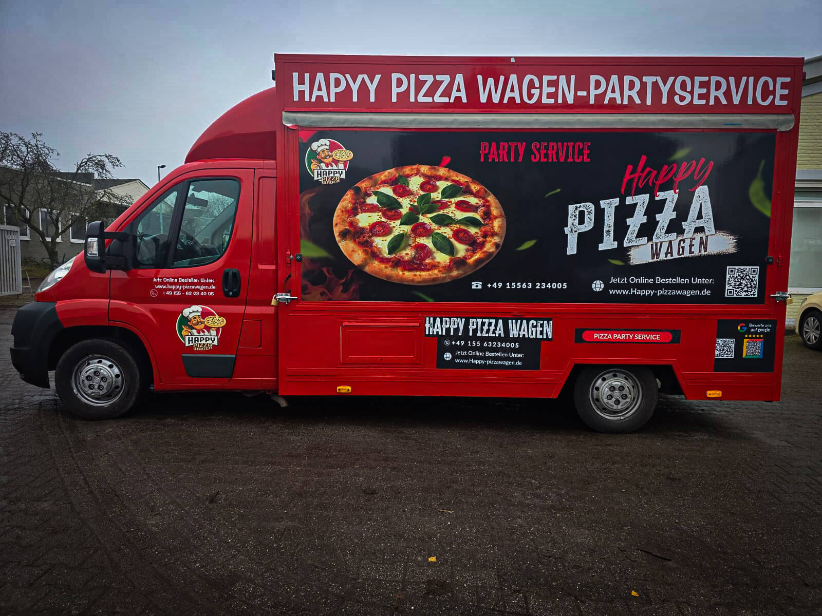 Happy Pizza Wagen – Mobiler Pizzawagen